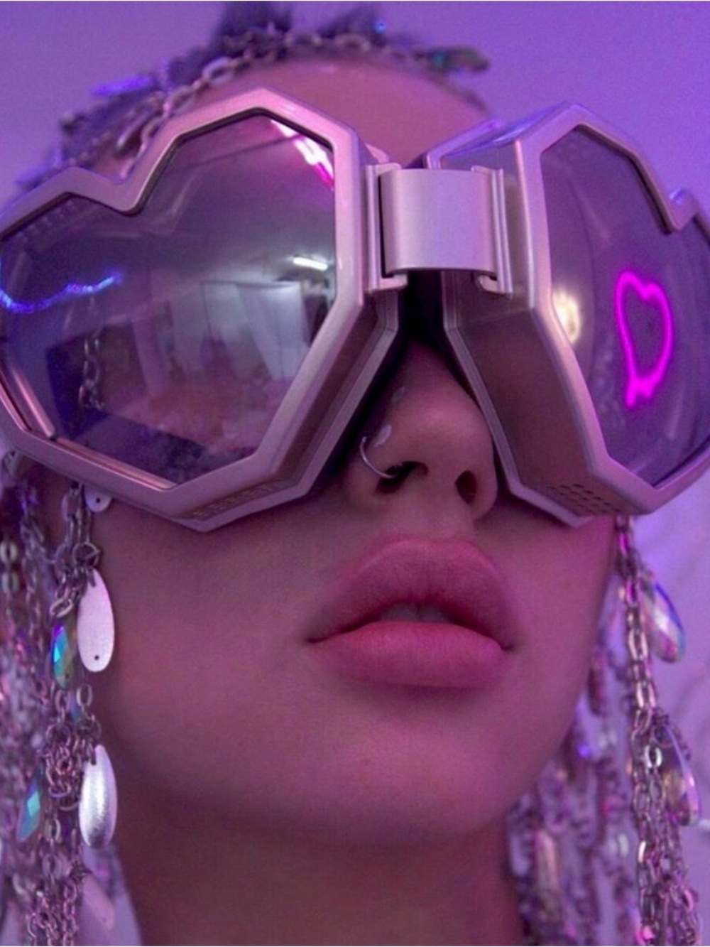 Heart Goggles - Fashion